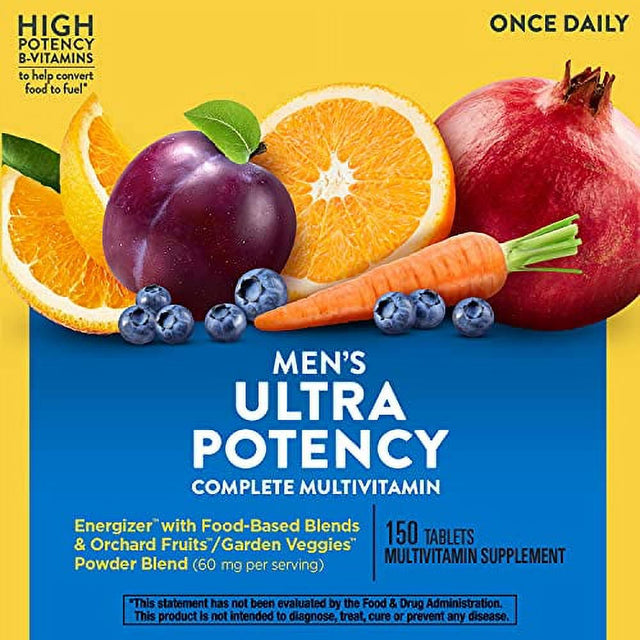 Nature'S Way Alive! Men'S Ultra High Potency Complete Multivitamin, B-Vitamins, Natural, 150 Count