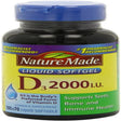 Nature Made Vitamin D3 2,000 I.U. Liquid Softgels 250 Ea