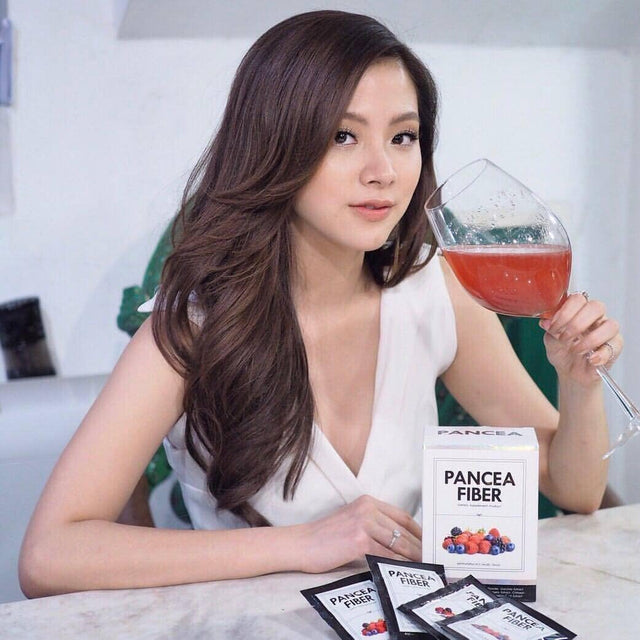 Pancea Fiber Supplement, Weight Control, High Fiber Detoxification Drink, 100% Natural Extract with Mix Berries Flavor (7 Sachets per Box)