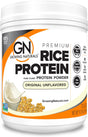 | Original Rice Powder 15G Plant Protein | 2.8G BCAA, Low-Carb, Low-Sugar, Non-Gmo, Vegan, Gluten-Free, Keto & Food Allergy Friendly | Original (16.2 Ounce (Pack of 1))