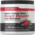 Nitric Oxide Beet Root Powder Supplement | 16 Oz (454G) | Natural Mixed Berry Flavor | with Nitrates | by Horbaach