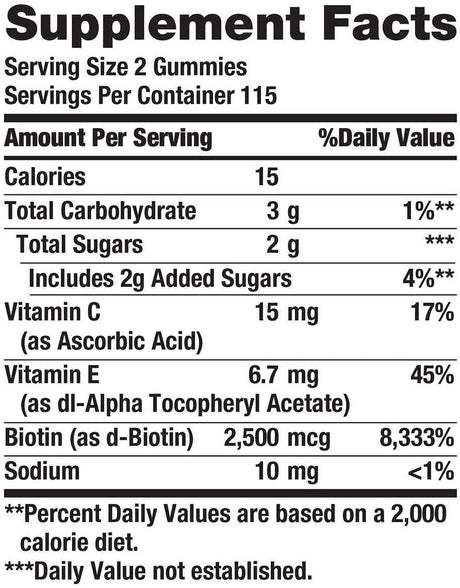 Nature'S Bounty Hair, Skin and Nails, 230 Gummies