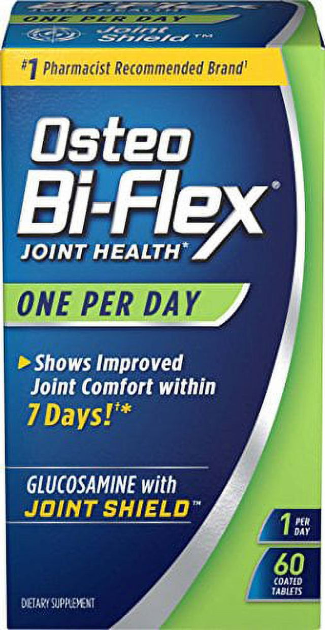 Osteo Bi-Flex One per Day, Glucosamine Joint Health Supplement with Vitamin D, Coated Tablets, 60 Count