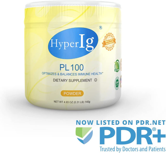 PL-100 Protein Powder Original Hyperimmune Egg Supplement with Immune Components Immune, Digestive, Joint and Energy Support (4.5G) Servings