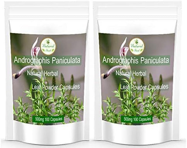 200 Capsules 500Mg Save_Price Andrographis Paniculata King of Bitters Kalmegh Leaf Powder Natural Herbal