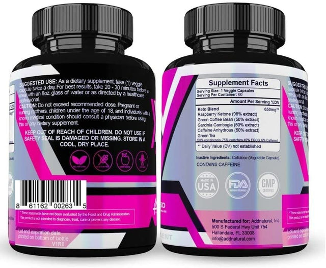 Fat Burner Thermogenic Weight Loss Diet Pills That Work Fast for Women 60 Count - Weight Loss Supplements - Keto - Carb Blocker Appetite Suppressant