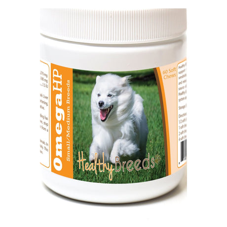 Healthy Breeds American Eskimo Dog Omega HP Fatty Acid Skin and Coat Support Soft Chews