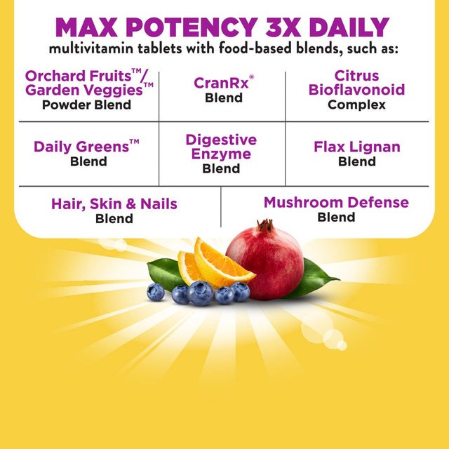 Nature’S Way Alive! Max3 Potency Women’S Multivitamin, High Potency B-Vitamins, 90 Tablets