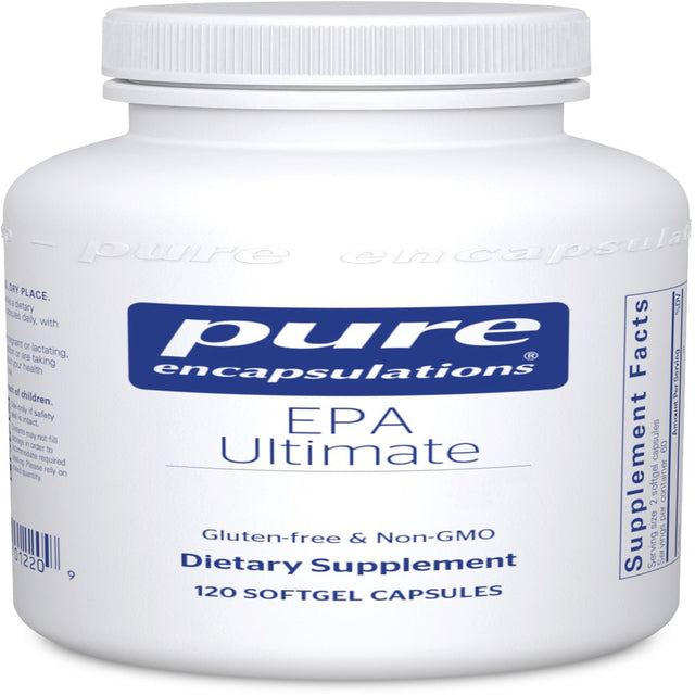 Pure Encapsulations - EPA Ultimate - Eco-Friendly Supercritical CO2 Extracted EPA Fish Oil Concentrate - 120 Softgel Capsules