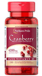 Puritan'S Pride Cranberry Fruit Concentrate plus Vitamin D3-180 Softgels