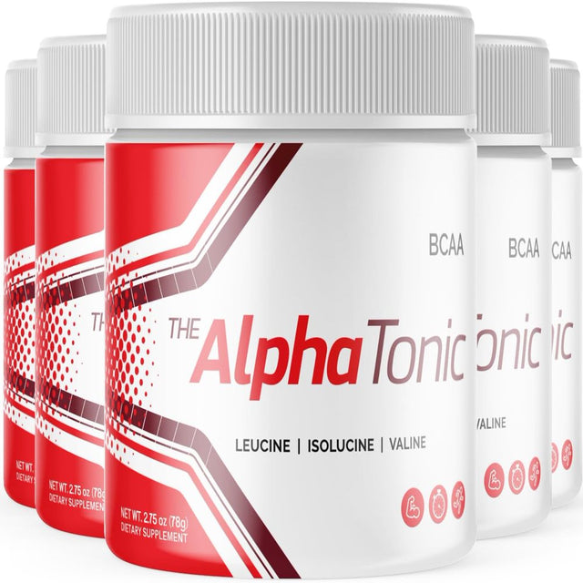 (5 Pack) Alpha Tonic - Dietary Supplement Keto Powder Shake for Weight Loss Management & Metabolism - Appetite Suppressant