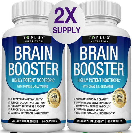 Brain Health Memory Booster Function Clarity Supplement-60 Capsule (2 Pack)