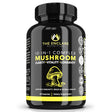 Mushroom Complex Capsules, 10In1 Nootropic Mushrooms with Lion'S Mane, Cordyceps, Reishi, Maitake, Chaga, Turkey Tail, Shiitake Mushroom Supplements for Memory, Focus, Immune Support, Vegan, 60 Ct.