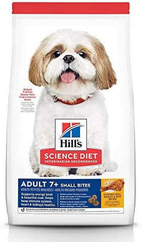 Hill'S Science Diet Adult 7+ Small Bites Chicken Meal, Barley & Brown Rice Recipe Dry Dog Food