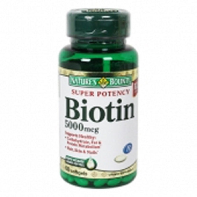 Nature'S Bounty Biotin 5000 Mcg 60 Quick Dissolve Tablets