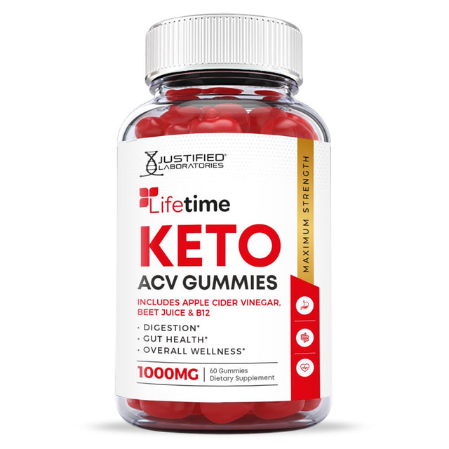 (10 Pack) Lifetime Keto ACV Gummies 1000MG Dietary Supplement 600 Gummys