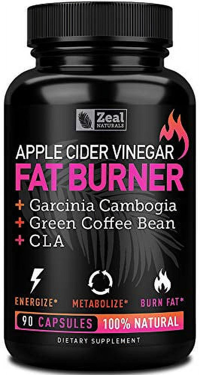 Apple Cider Vinegar Weight Management Pills for Women - Garcinia Cambogia W. CLA & Green Coffee Bean Green Tea