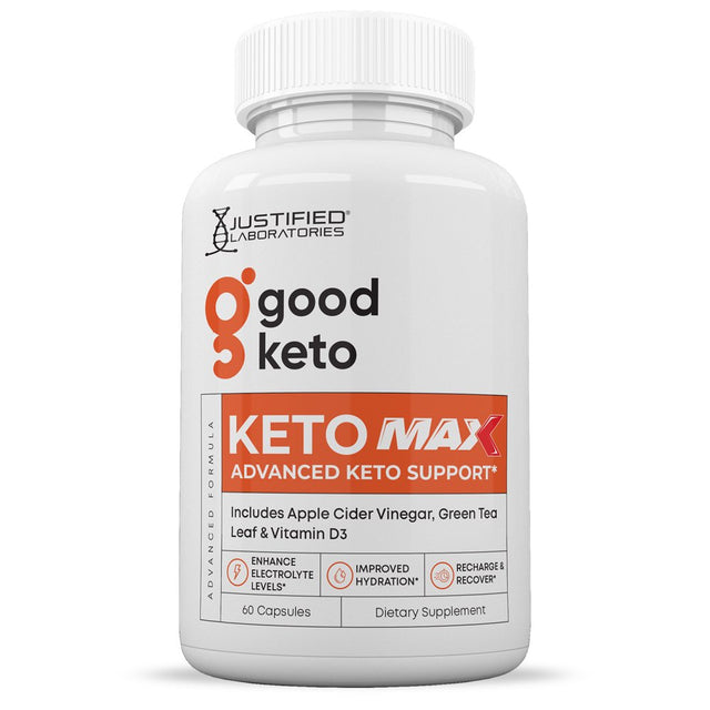 (10 Pack) Good Keto ACV MAX Pills 1675Mg Alternative to Gummies Dietary Supplement 600 Capsules