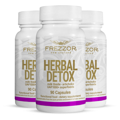 FREZZOR Milk Thistle Herbal Detox Capsule for Liver and Kidney Health, 270 Count, 3 Bottles