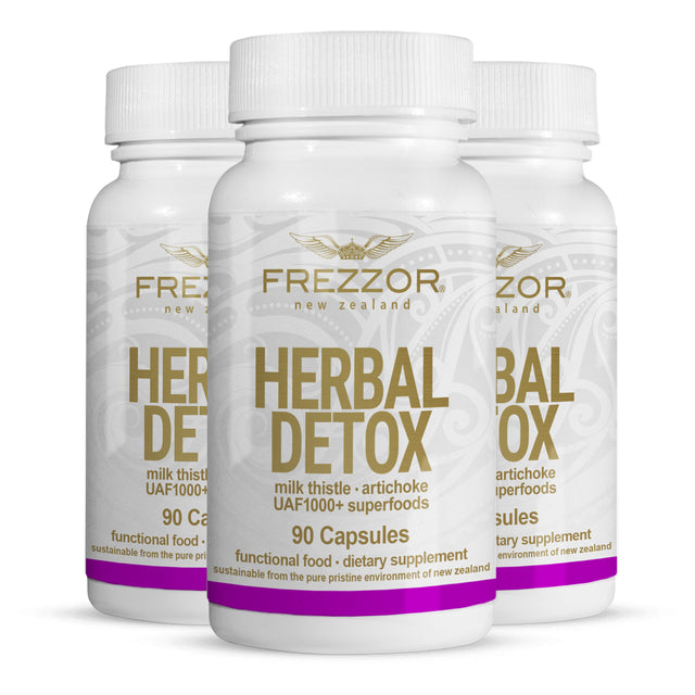 FREZZOR Milk Thistle Herbal Detox Capsule for Liver and Kidney Health, 270 Count, 3 Bottles