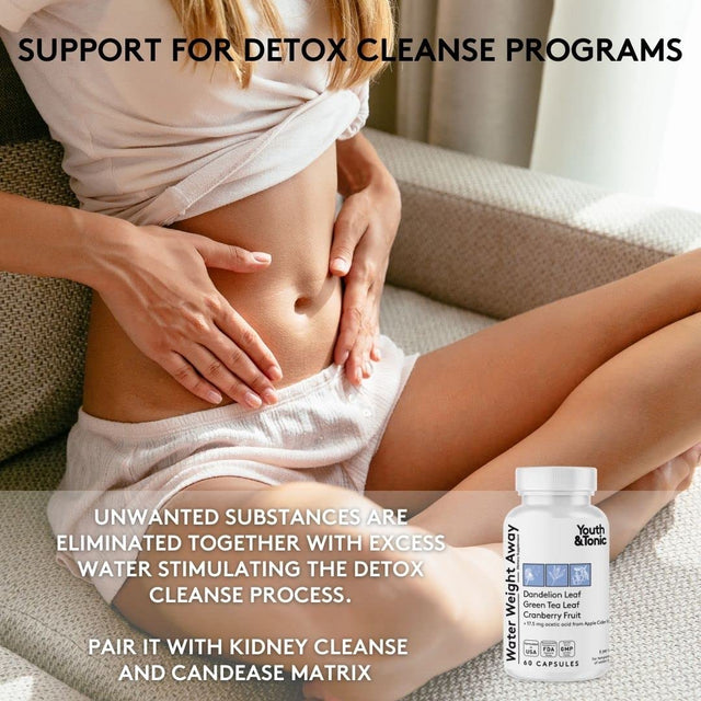 Youth & Tonic Kidney Cleanse Detox for Waste Loss & Water Weight Away Bundle