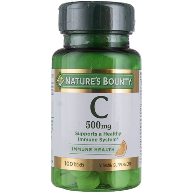 Nature'S Bounty Vitamin C 500 Mg Tablets 100 Ea (Pack of 4)