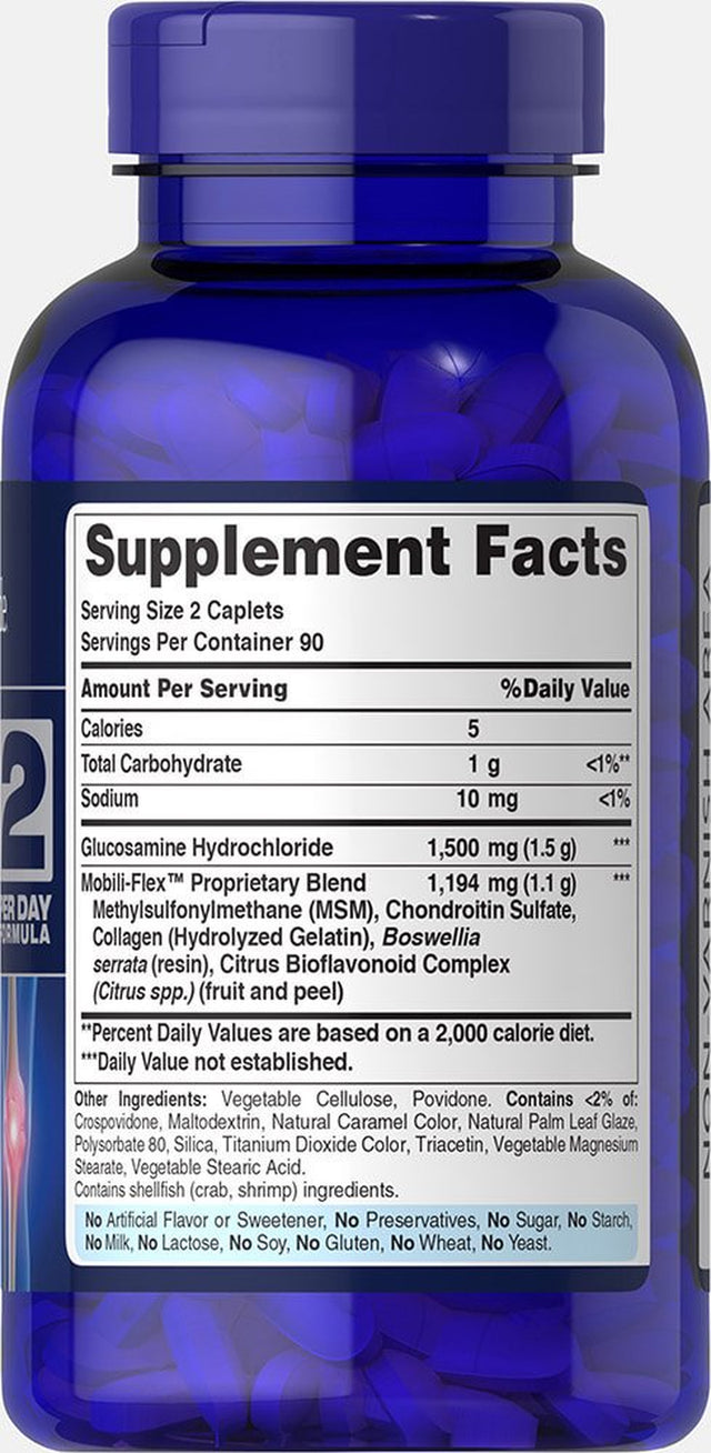 Puritan'S Pride Triple Glucosamine/Chondroitin/Msm, 180 Count