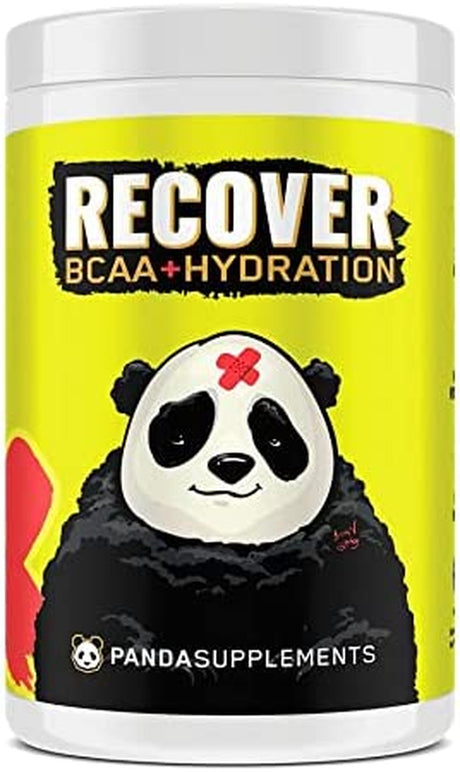 Underground Bio Labs™ Panda SUPPS – Recover BCAA + Hydration - 30 Servings, 5G BCAA 2:1:1, 1G L-Tyrosine, Coconut Water Powder, L-Glutamine, Stim-Free, Superior Taste and Absorption (Melon Ball)