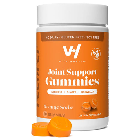 Kevin Hart'S Vitahustle Turmeric Joint Support Gummy Supplement with Ginger, Boswellia, Turmeric Root, 50 Count