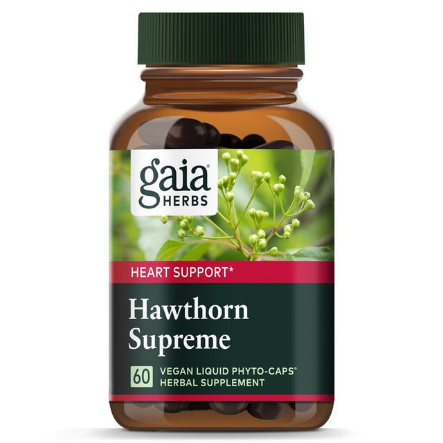 Gaia Herbs Hawthorn Supreme -- 60 Vegan Phyto-Caps