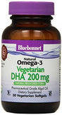 Bluebonnet Natural Omega-3 Vegetarian DHA 200Mg, 30Ct