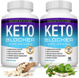 Toplux Keto Blocker Pills White Kidney Bean Extract - 1800 Mg Natural Ketosis, Support Keto Diet, for Men Women, 90 Capsules, Supplement