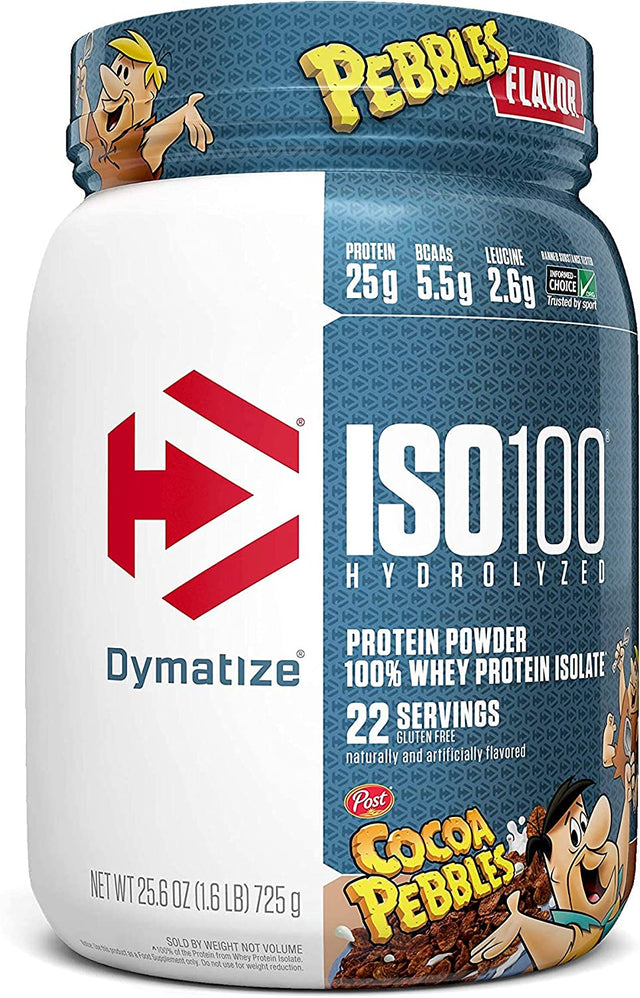 ISO100 Hydrolyzed 100 Whey Protein Isolate Cocoa Pebbles (1.4 Lbs. / 20 Servings)