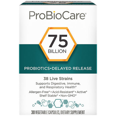 Probiotic - 75 Billion Cfus - Supports Digestive Health (30 Vegetable Capsules)