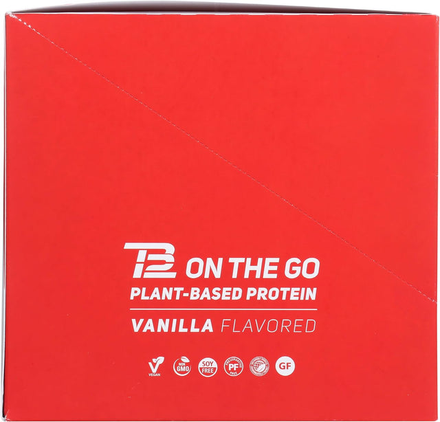 TB12 Vanilla Protein Powder, 1.12 OZ Each, 12 Count (Pack of 1)