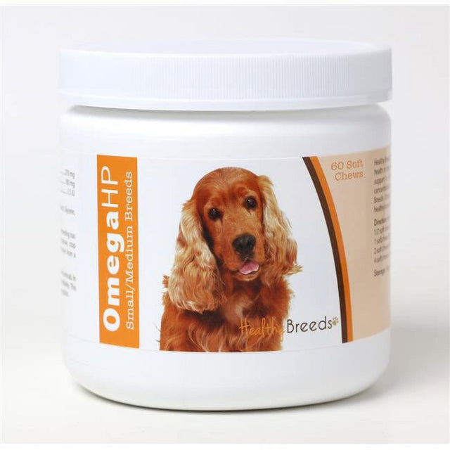 Healthy Breeds Cocker Spaniel Omega HP Fatty Acid Skin and Coat Support Soft Chews