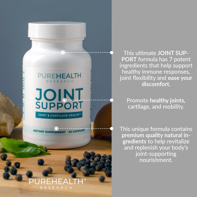 Joint Support NEM Eggshell Membrane with Boswellia Extract, Calcium & Turmeric by Purehealth Research