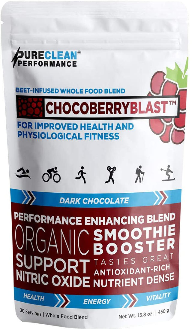 CHOCOBERRY Blast Whole Food Nutrition Powder, 40+ Superfoods, Pureclean Performance