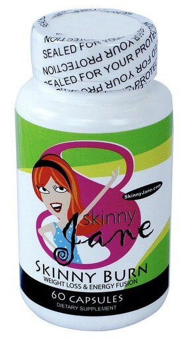 Skinny Jane - Weight Loss Appetite Suppressant Supplement, Slim Down, Burn Body Fat, 100% All Natural Formula, Triple Strength Diet Aid - Skinny Burn - 30 Day Supply