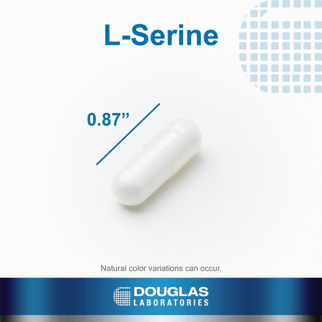 Douglas Laboratories L-Serine | Amino Acid Supplement for Heart and Brain Health, Muscle Building, and Cognitive Health* | 60 Capsules