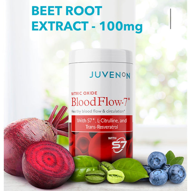 Juvenon Bloodflow-7 Nitric Oxide Supplement with Nitrosigine