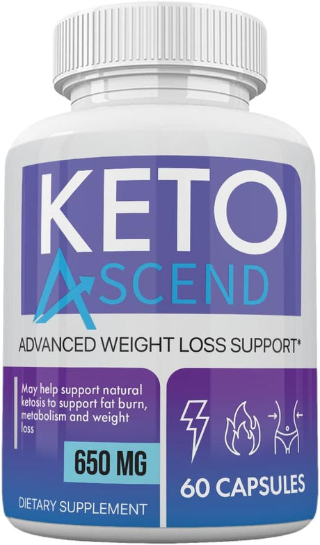 Keto Ascend Pills - 60 Capsules, 1 Month Supply