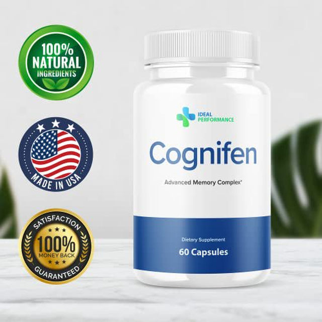 Cognifen Advanced Memory Support Pure Nature Complex Extra Strength Dietary Supplement (1 Pack - 60 Capsules)