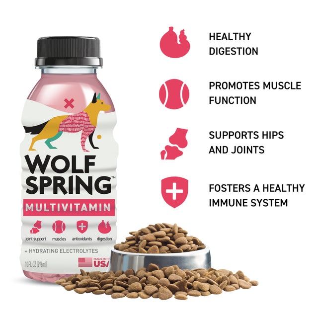 Wolf Spring Multivitamin Drink for Dogs | 12-Pack