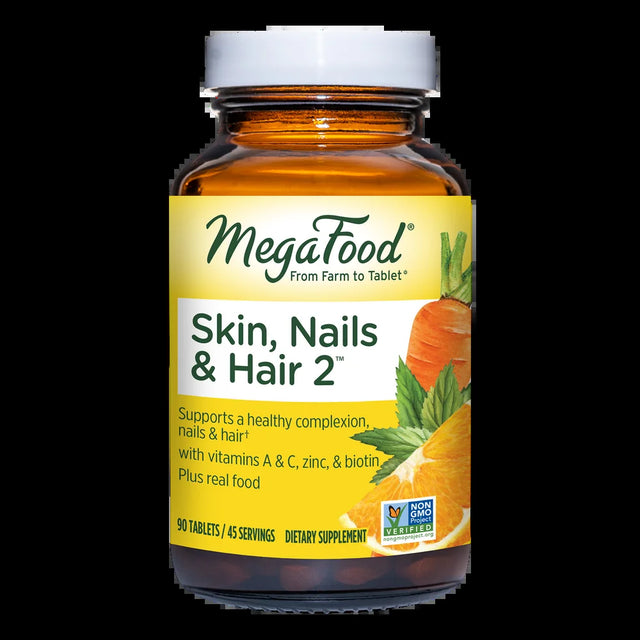 Megafood Skin, Nails & Hair 2, 90 Tablets