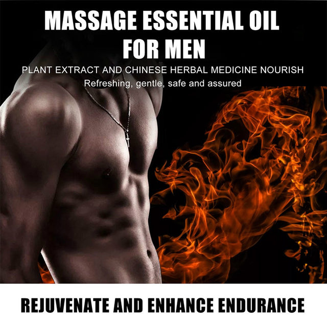 Massage Essential Oil Safe Herbal Medicine Increase Endurance Men anti Premature Ejaculation Physical Exercise Maintenance Male External Use Sexual Health Care