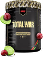 REDCON1 Total War Pre Workout Powder, Cherry Lime - Beta Alanine + Citrulline Malate Vegan & Keto Friendly Preworkout for Men & Women with 320Mg of Caffeine (50 Servings)