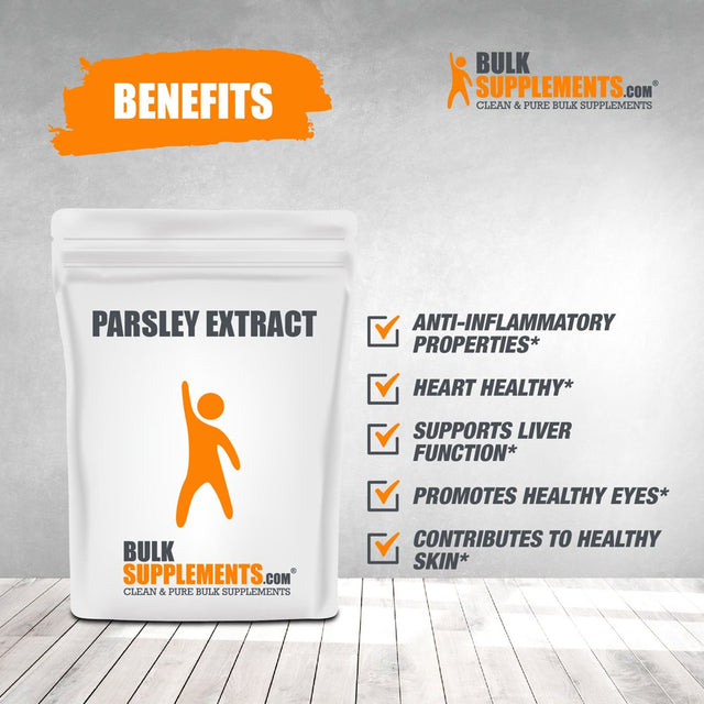 Bulksupplements.Com Parsley Extract Powder - Kidney Health Supplement - Liver Supplement (100 Grams - 3.5 Oz)