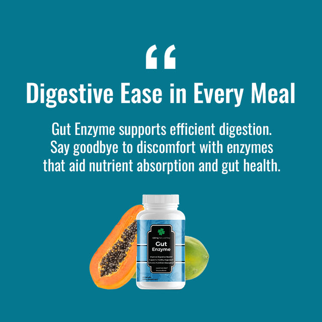 Digestive Enzymes - Enzyme Blend for Digestive Health and Enhance Nutrition Absorption for Women and Men, Enzymes for Gut Health - 50 Capsules