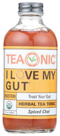 Teaonic I Love My Gut Herbal Tea Supplement, 8 Fl Oz